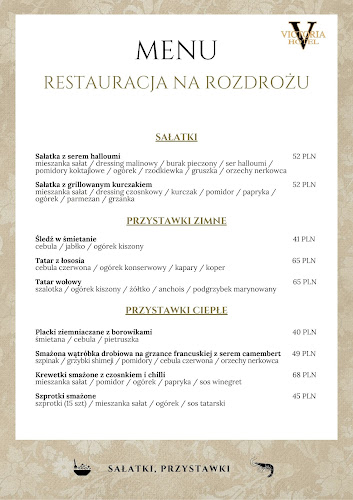 Restauracja "Na Rozdrożu" w Hotelu Victoria w Bolszewie