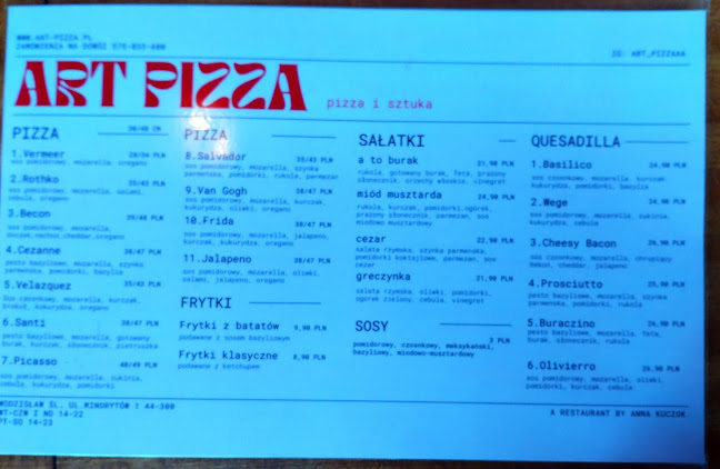 ART PIZZA - Gastronomia