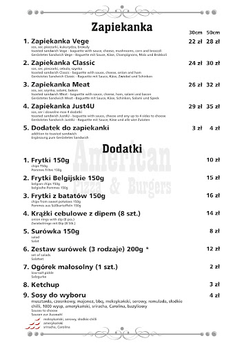 American Pizza & Burgers / Kurczak z rożna - Niechorze