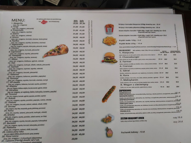 Leo Połaniec 👉American Food 🇱🇷 autorska 🍕, burgery🍔 , nugersy 🍟, 40cm zapiekanki🥖