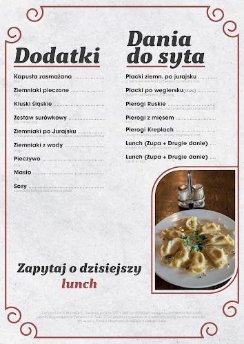 Opinii despre Gościniec Jurajski - restauracja noclegi sala weselna în Żarki - Gastronomia