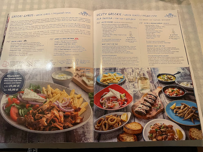 Greco Wrocław Rynek - Gastronomia