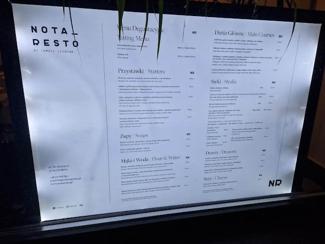 Comentarii opinii despre Nota_Resto by Tomasz Leśniak