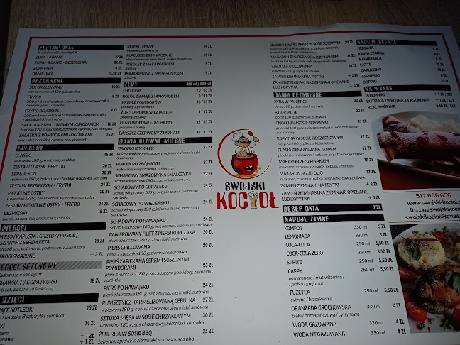 Swojski Kocioł - Gastronomia
