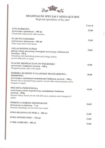 Restauracja Padwa - Gastronomia