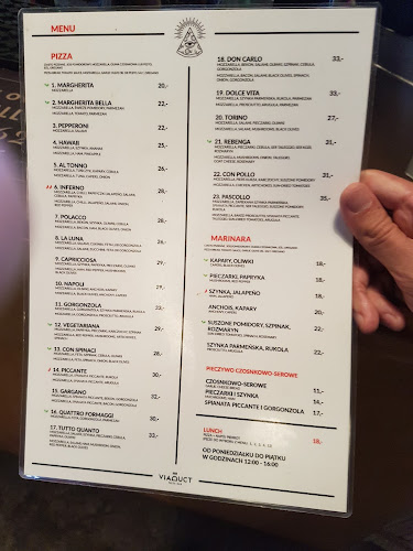 Viaduct Pizza Bar - Gastronomia