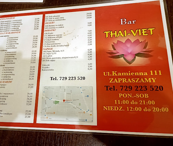 Opinii despre Bar Thai-Viet în Wrocław - Gastronomia