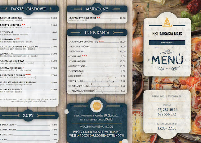 Reviews of Majs. Restauracja. in Białośliwie - Gastronomia