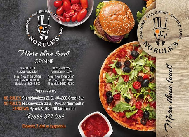 Restauracja NO RULES - Gastronomia