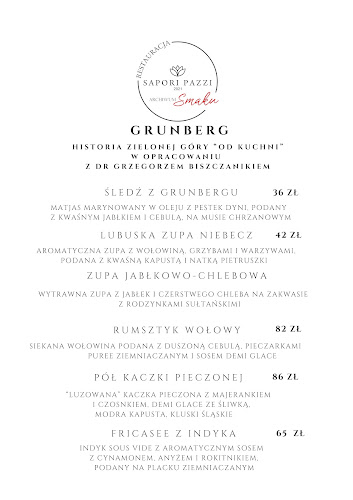 Opinii despre Sapori Pazzi "Archiwum Smaku" în Zielona Góra - Gastronomia