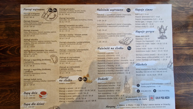 Opinii despre Restauracja Cela Pod Różą - Pierogarnia & Naleśnikarnia în Leszno - Gastronomia