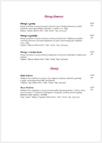 Restauracja Sezon - Szpetal Górny
