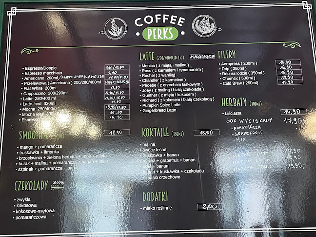 Central Coffee Perks