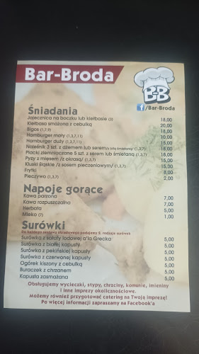 Opinii despre Bar-Broda în Kłodawa - Gastronomia
