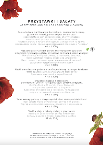 Gospoda Kwiaty Polskie restauracja Stare Miasto Warszawa kuchnia polska - Gastronomia