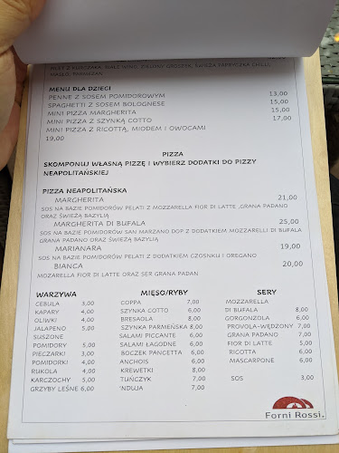 Opinii despre Forni Rossi 777 Pizza e Cucina Napoletana Naramowice în Poznań - Gastronomia