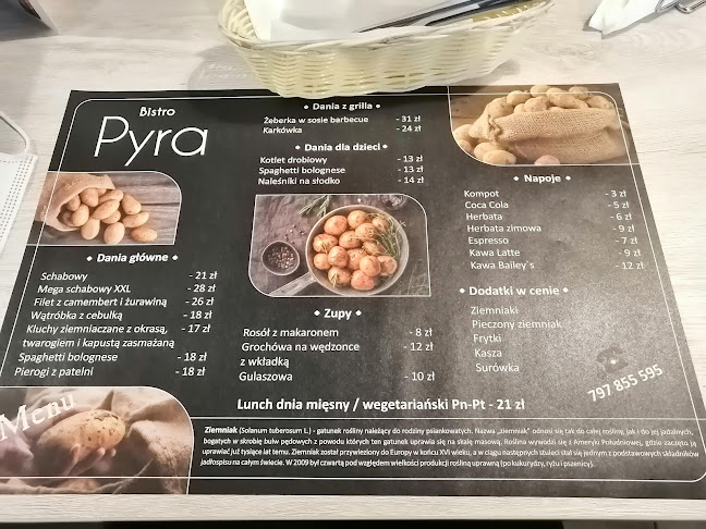 Bistro ze smakiem "Pyra " - Gastronomia