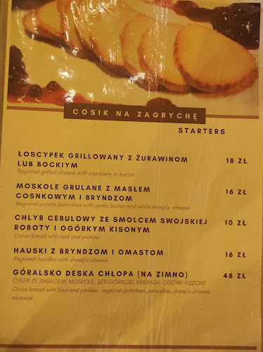 Karcma U Świadka - Gastronomia