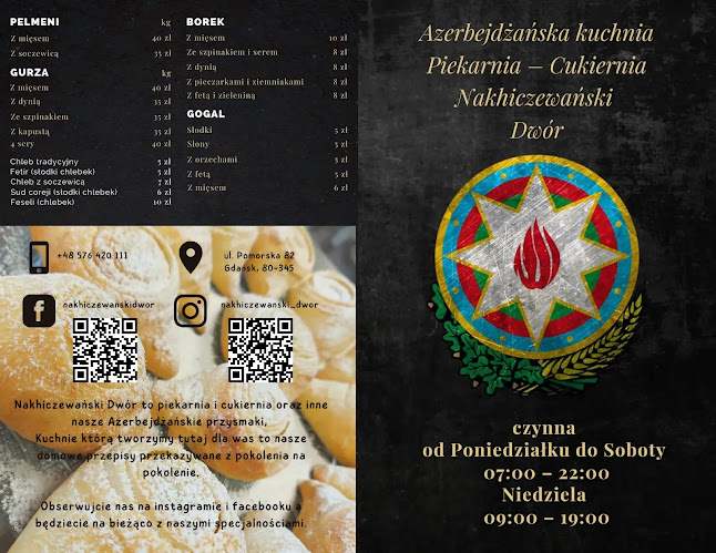 Reviews of Nakhiczewański Dwór - Azerbejżańska piekarnia - cukiernia in Gdańsk - Gastronomia