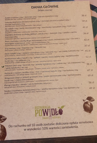 Restauracja Powidło Smaki Regionu - Gastronomia