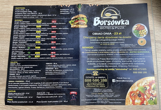 Borsówka Bistro & Pizza - Gastronomia