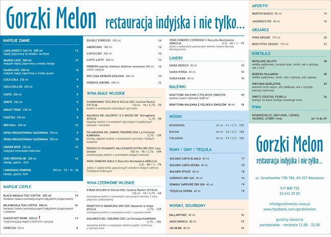 Reviews of Gorzki Melon in Warszawa - Gastronomia