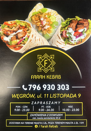 Opinii despre FARAH KEBAB & RESTAURACJA în Węgrów - Gastronomia