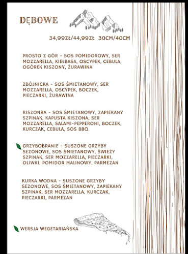 Pizzeria Dębowa - Gastronomia