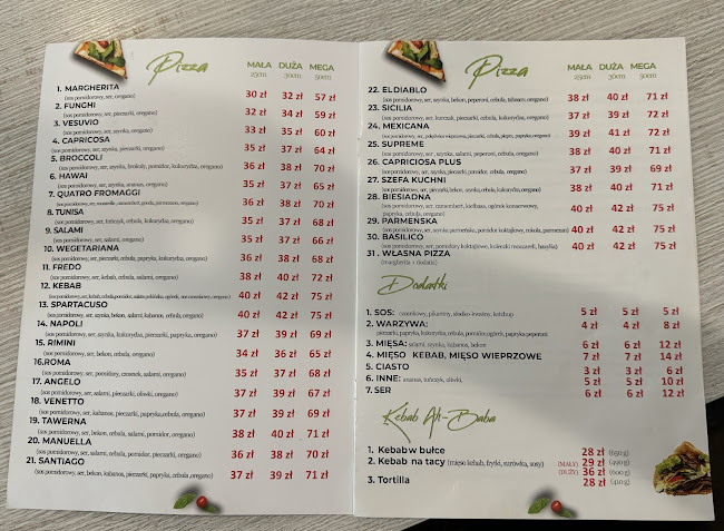 Tawerna Restauracja Pizzeria - Gastronomia