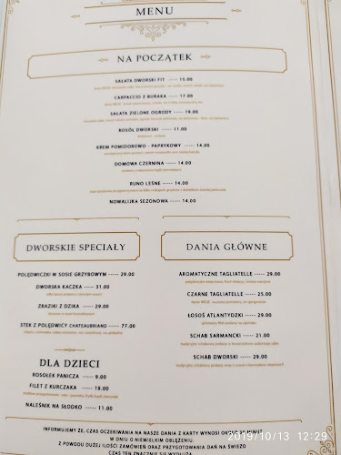 Opinii despre Zamek Gutów în Ostrów Wielkopolski - Gastronomia