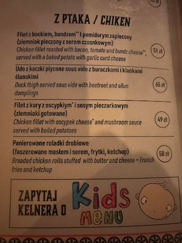 Karczma Góraleczka - Gastronomia