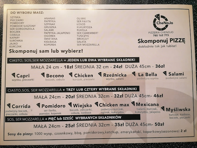 Pizzeria CheNoJo - Janikowo