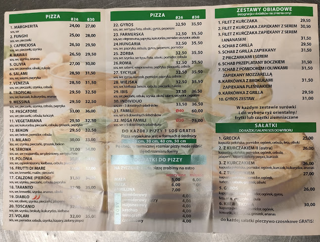 Opinii despre Pizzeria Ibis în Kosakowo - Gastronomia