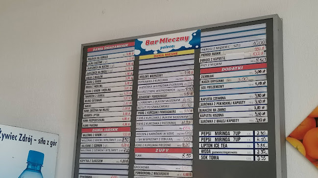 Bar Mleczny - Gastronomia